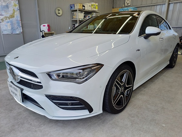 メルセデスベンツ　CLA35クラスM施工。