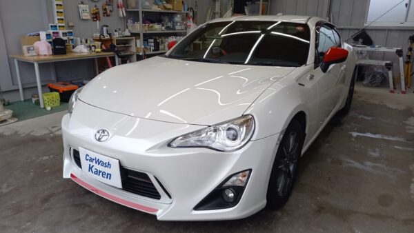 トヨタ　８６　classMコーティング施工。