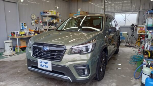 スバル　フォレスター　コーティング施工。